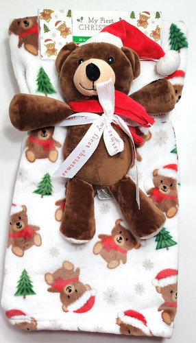Christmas baby blanket gift - christmas,