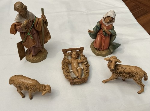 Vntg fontanini nativity - nativity, set