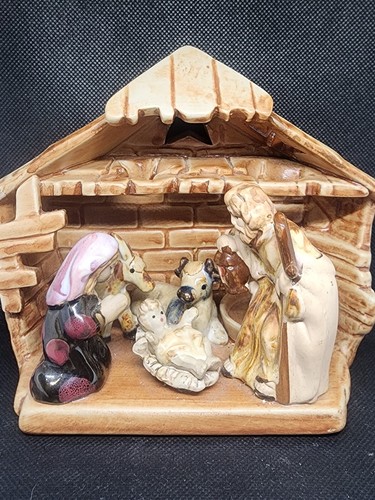 Vintage christmas nativity - vintage,