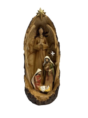Christmas crib angel holy - crib,,