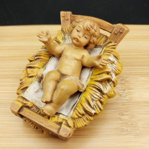 Fontanini baby jesus manger - baby,