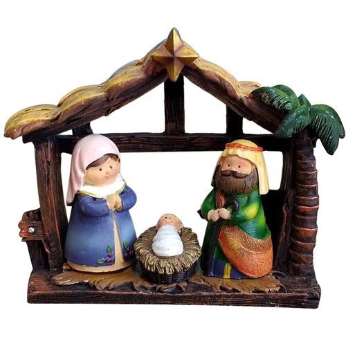 Christmas nativity scene - christmas, crib