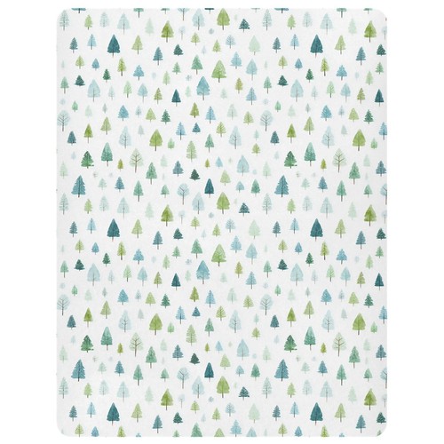 Winter green fir - tree, pattern