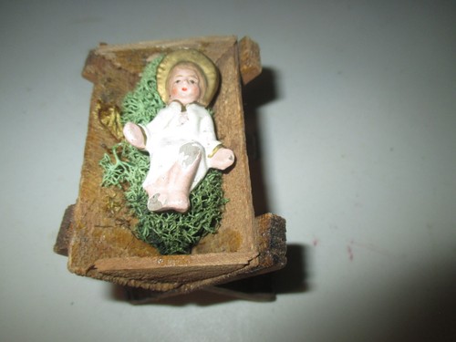 Vintage nativity figure baby - nativity,