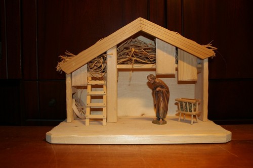 Wood christmas nativity - christmas,